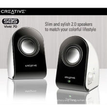 Compact Portable Foldable Mini Stereo Boombox Speakers